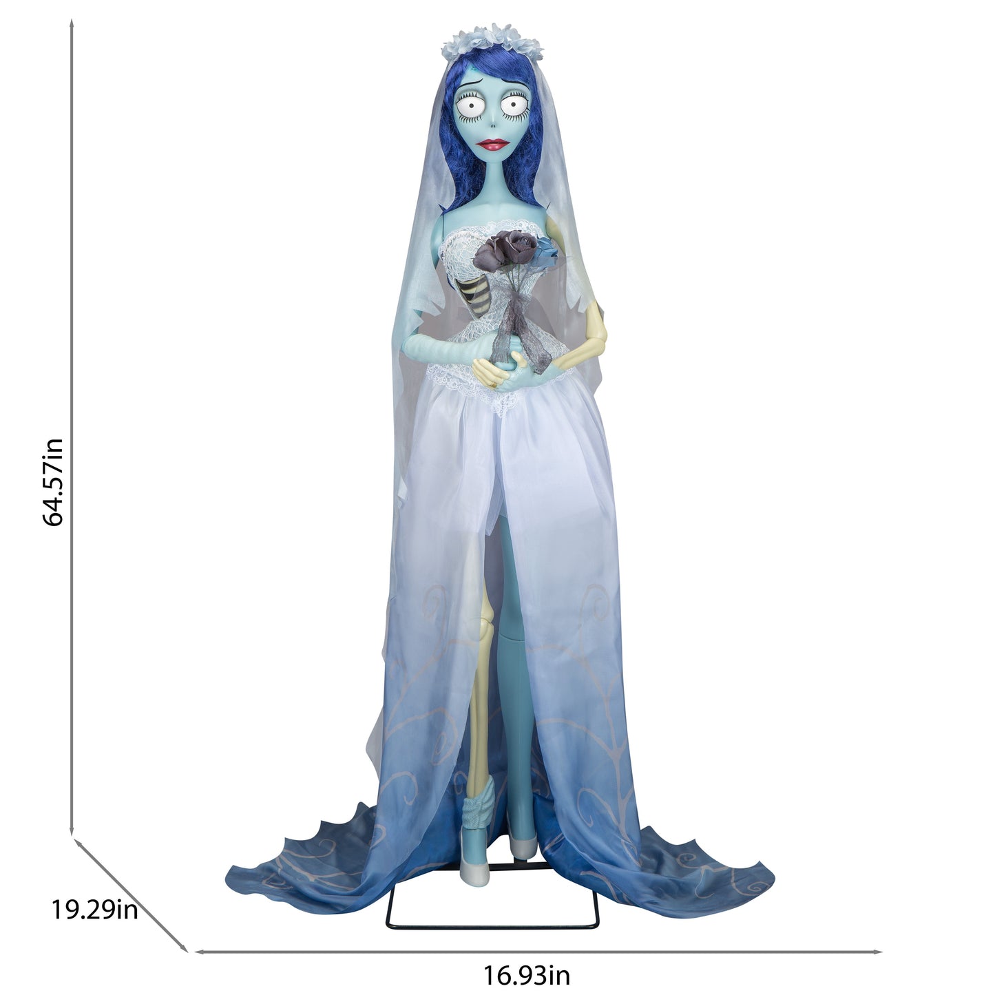 Warner Brothers 5.5-ft Corpse Bride Emily Motion-Activated Animatronic