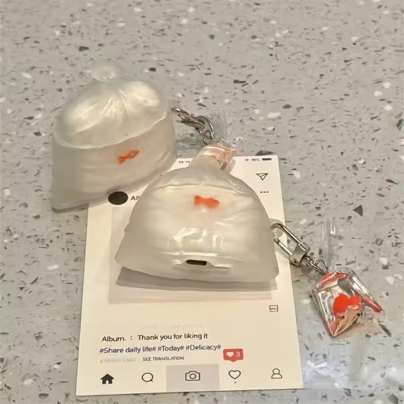 Fish bag AirPods case
