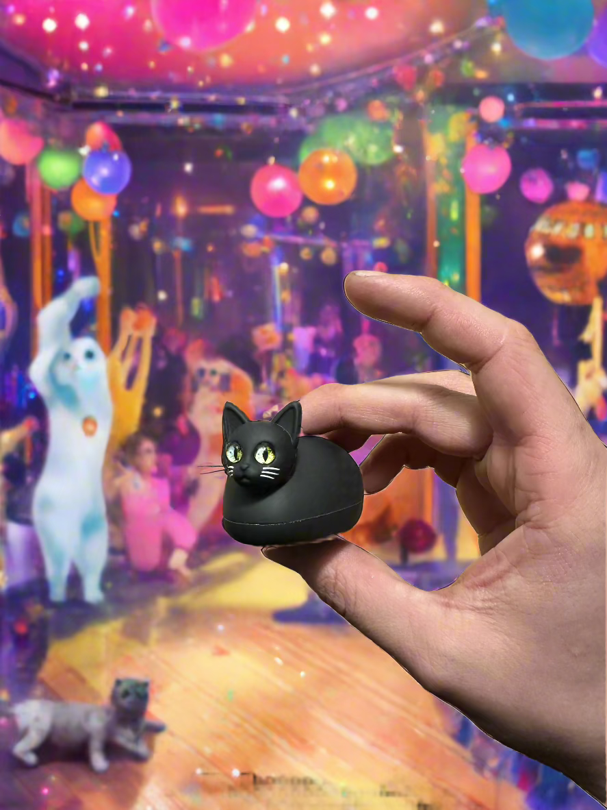 Cat fidget spinner toy - with built in sound