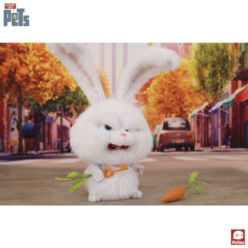 Fictus Snowball The Secret Life of Pets Bunny Cute Plush Doll Gift Toy