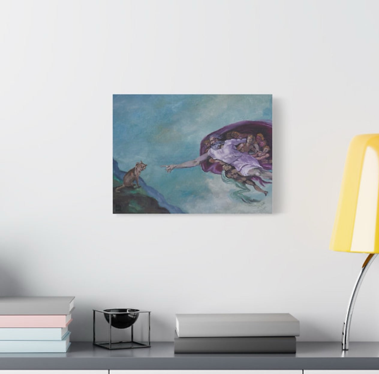 Creation of Cat - Nature Art Print for Home Decor