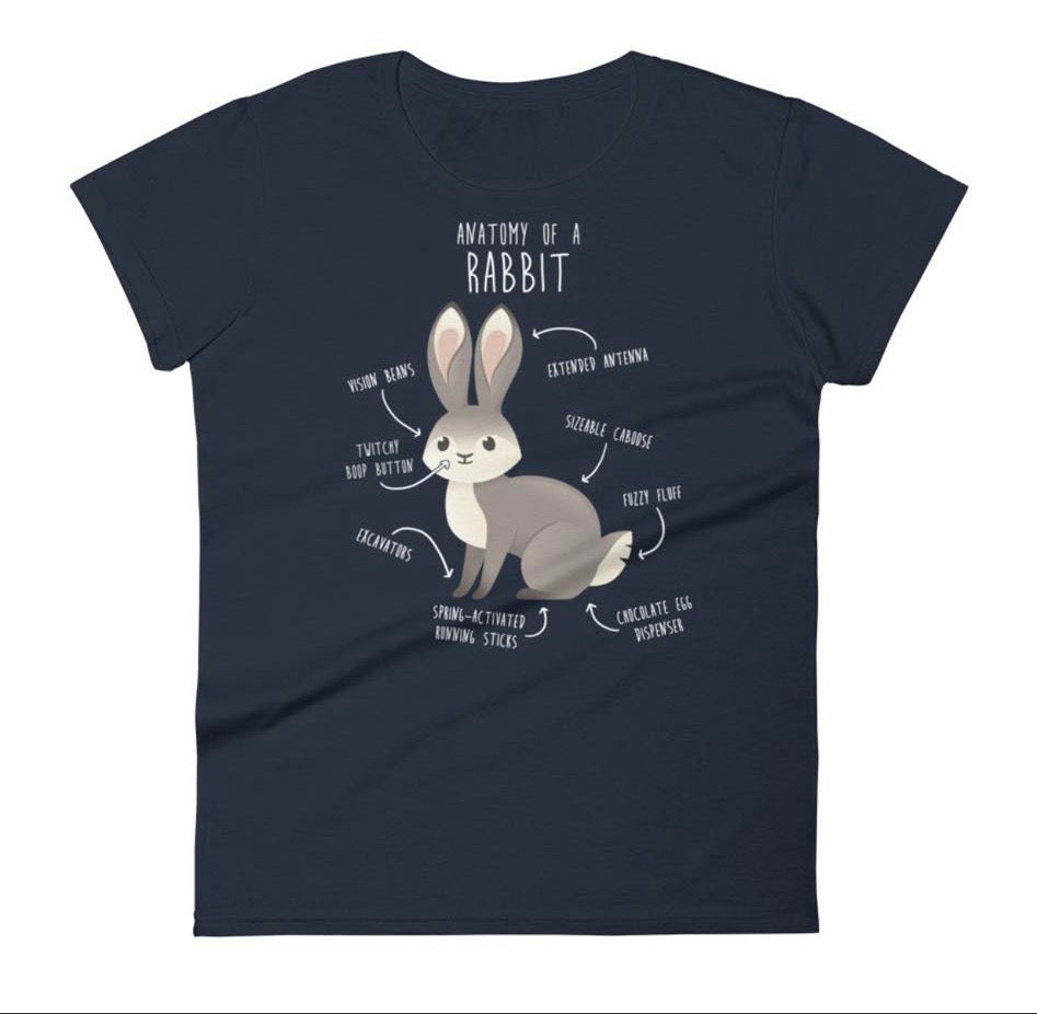 Anatomy of a Rabbit T-Shirt