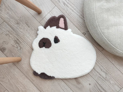 Cute Bunny Loaf Rug