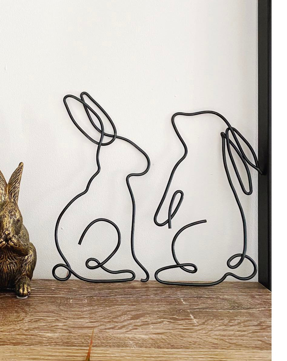 Rabbit sculpture