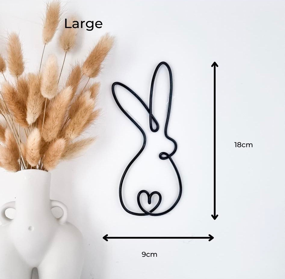 Love bunny sculpture