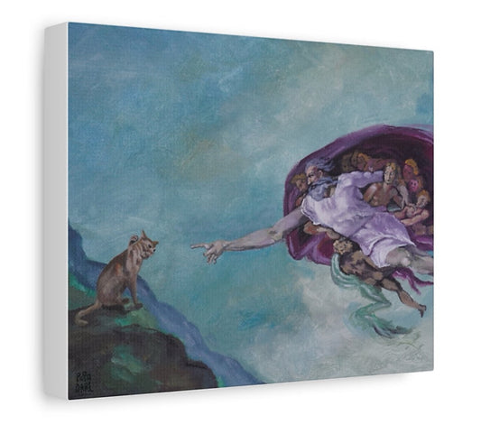 Creation of Cat - Nature Art Print for Home Decor