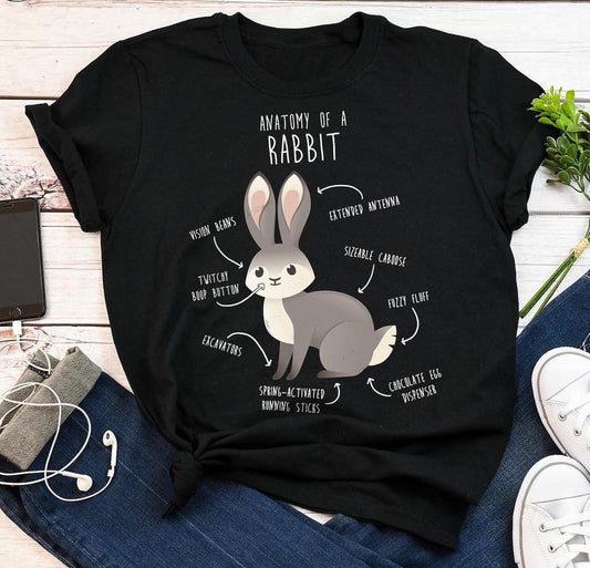 Anatomy of a Rabbit T-Shirt