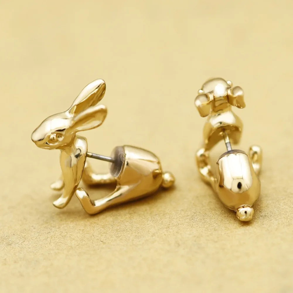 3D Hare Easter Bunny Earring