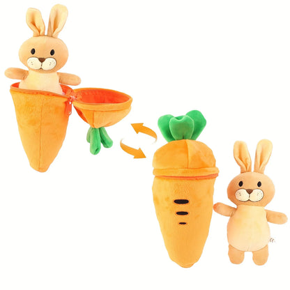 Easter Plush Carrot Surprise Bunny