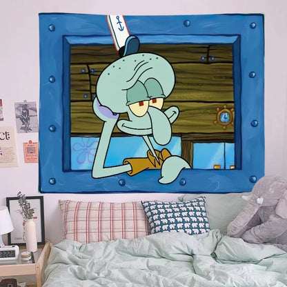 "Squidward" tapestry wall decor™