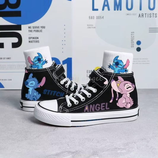 Disney Lilo And Stitch Unisex Canvas Sneakers