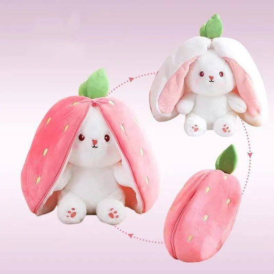 Cute Reversible Bunny Plush