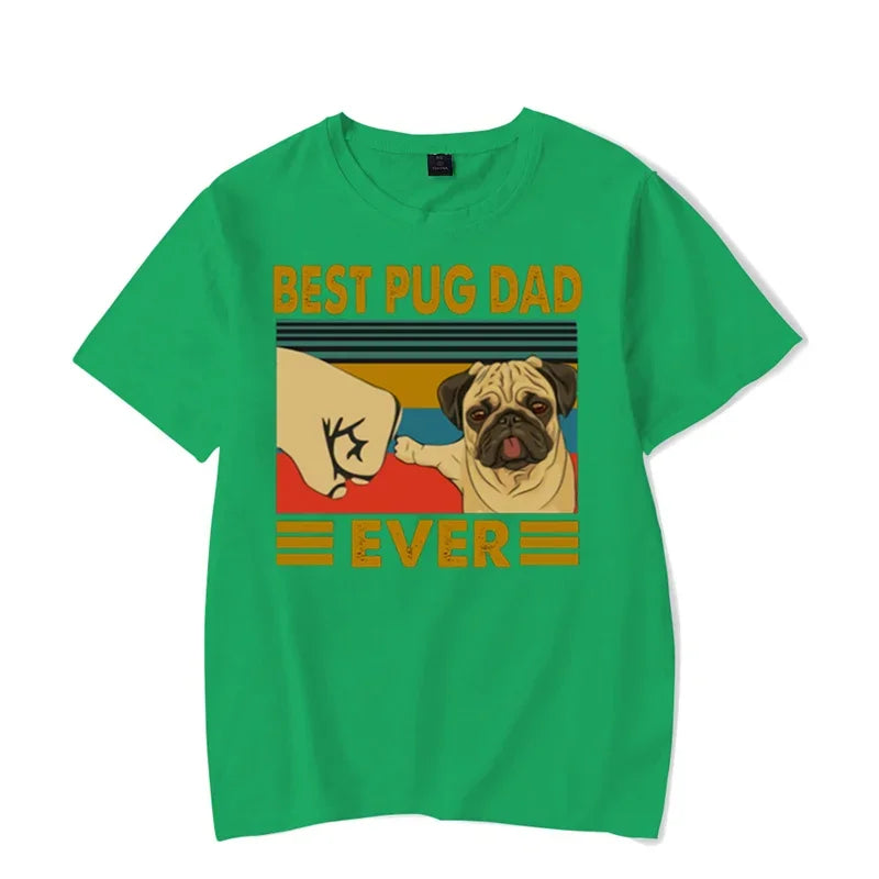 T-shirt Best Pug Dad Ever