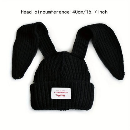 Knit Bunny Design Hat