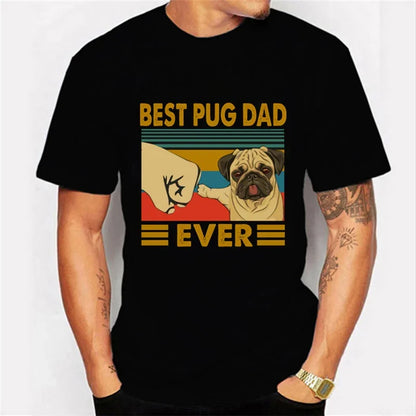 T-shirt Best Pug Dad Ever