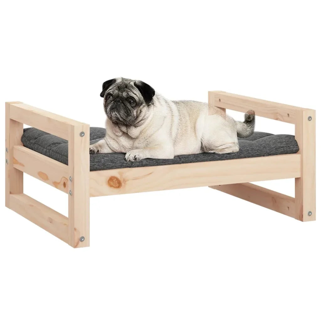 Pug Bed pine wood With Cushion