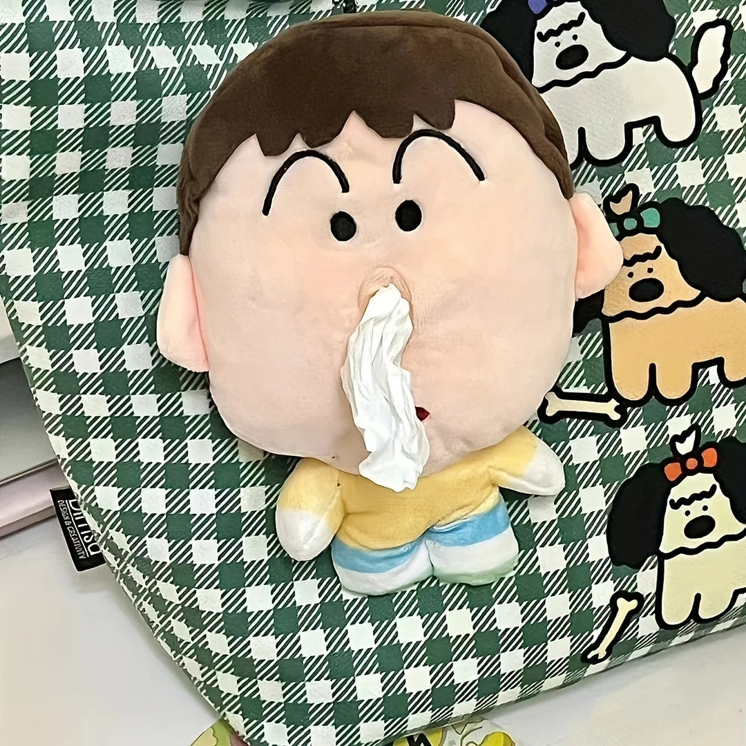 Crayon Shin-chan Paper Towel Plush Pendant