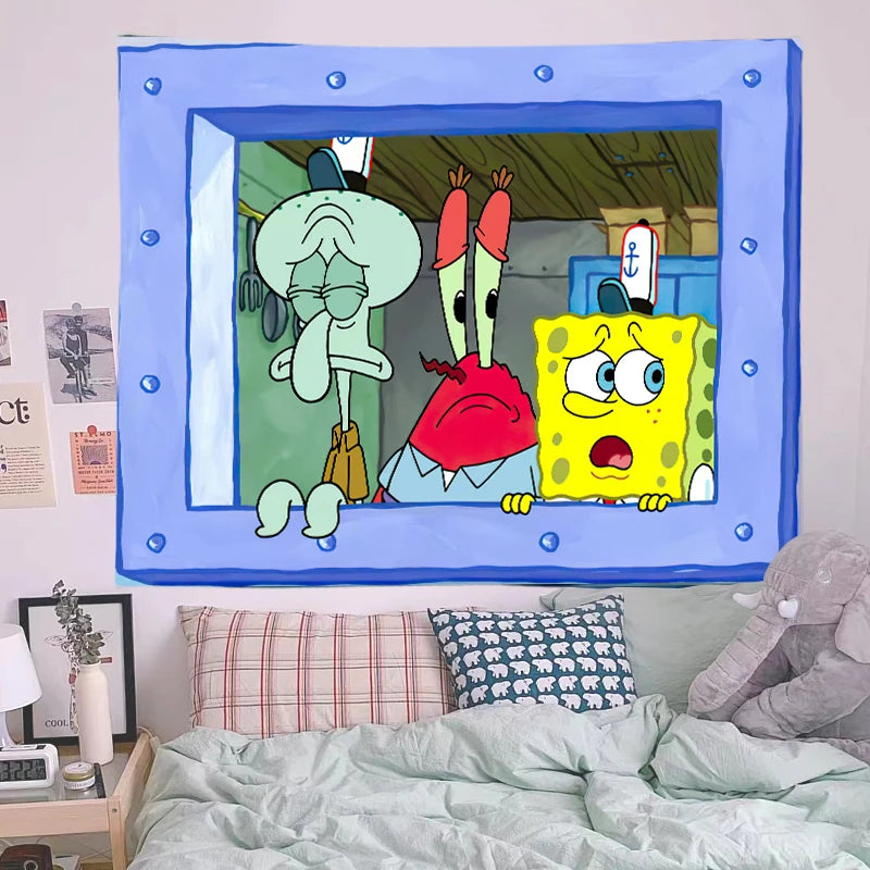 Squidward tapestry sale