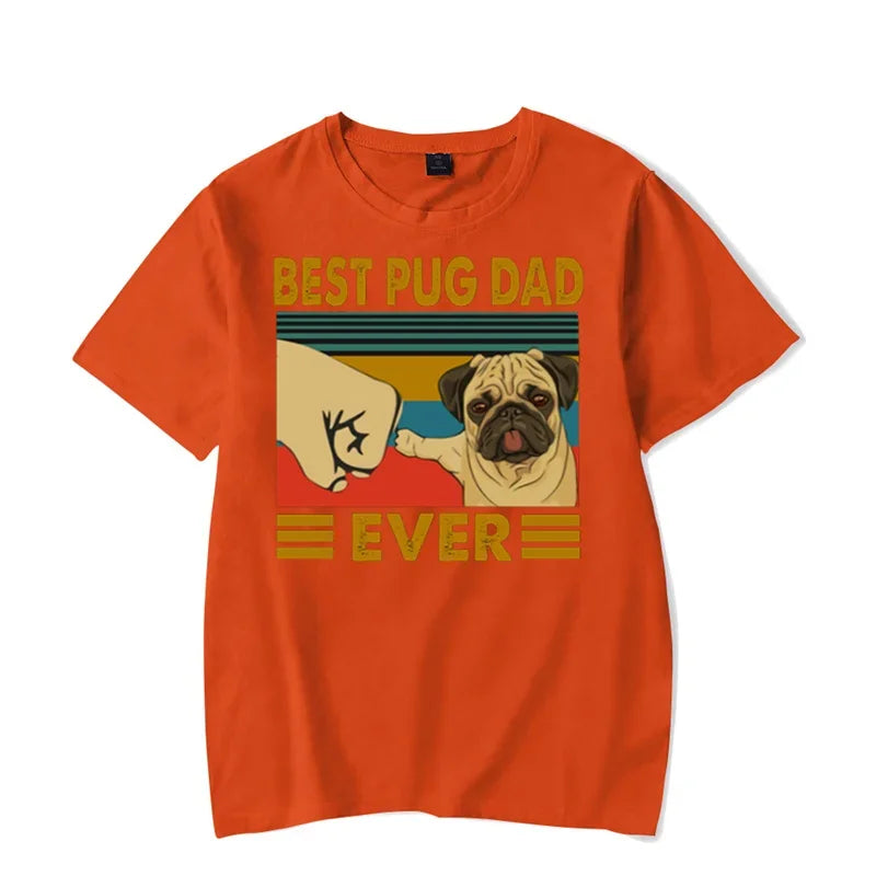 T-shirt Best Pug Dad Ever