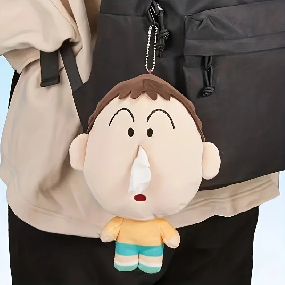 Crayon Shin-chan Paper Towel Plush Pendant