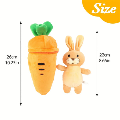 Easter Plush Carrot Surprise Bunny