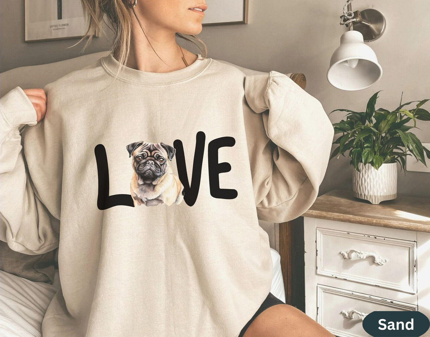 PUG LOVE SWEATSHIRT