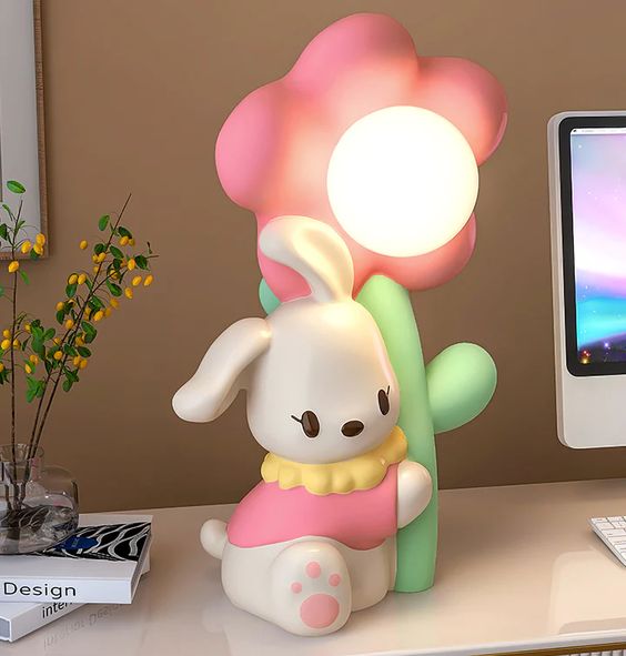 Bunny Flower Table Lamp