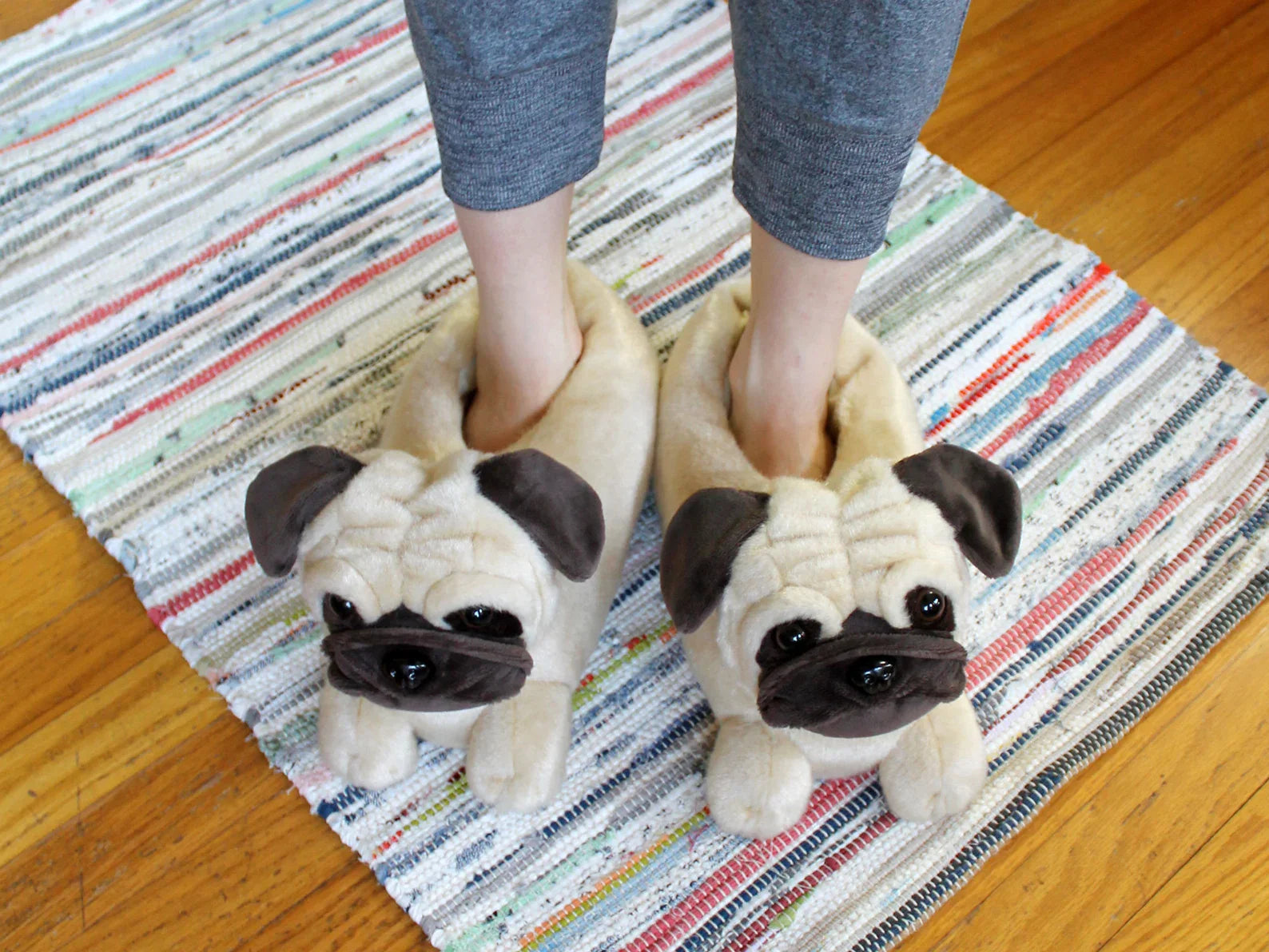 Pug slippers for kids best sale