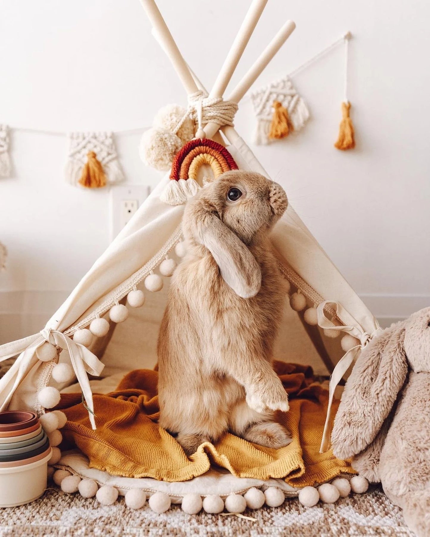 Cute Bunny House Teepee