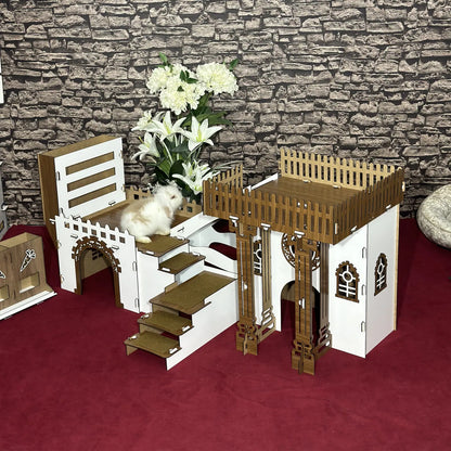 Bunny Villa with Feeder