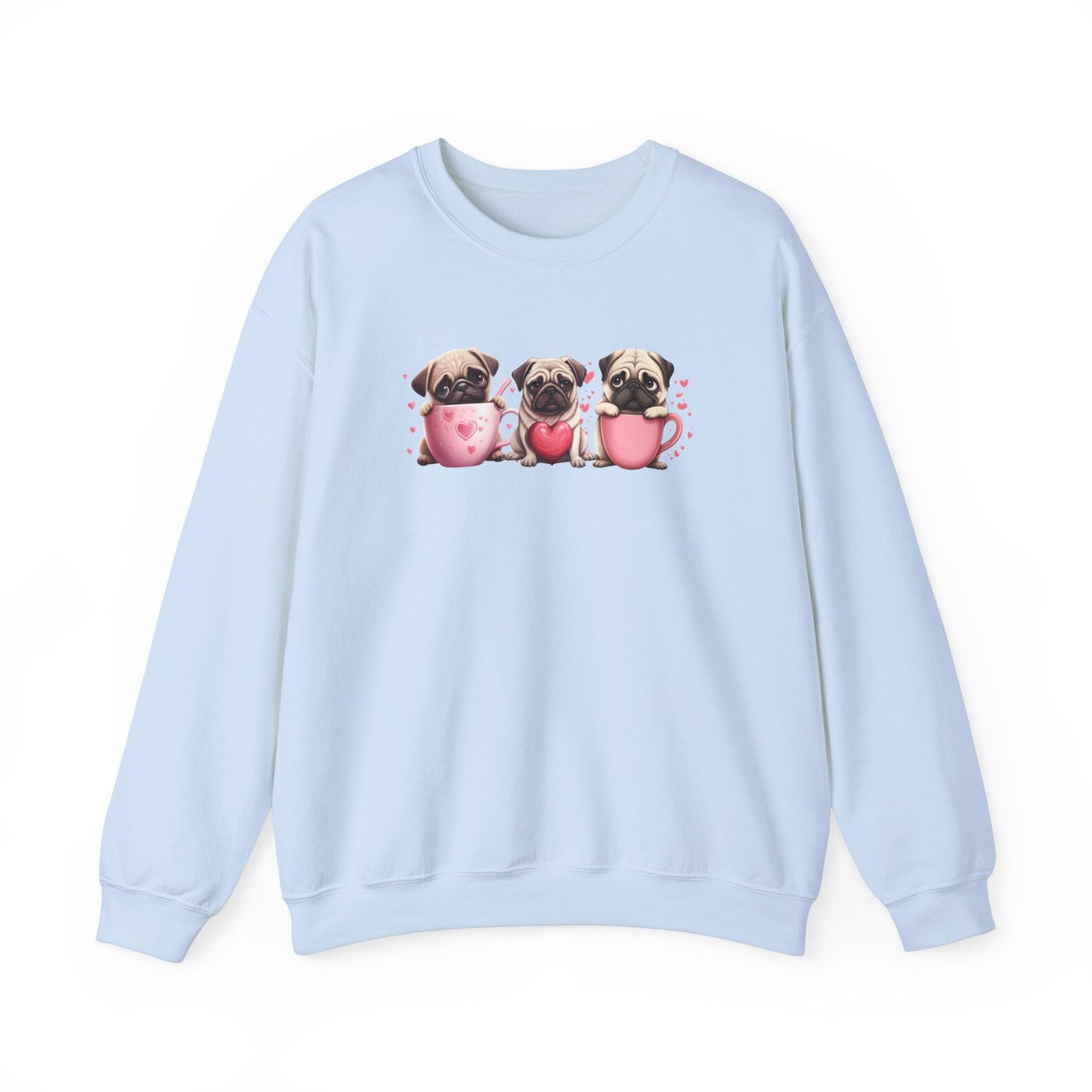 Pug Love Design Sweatshirt