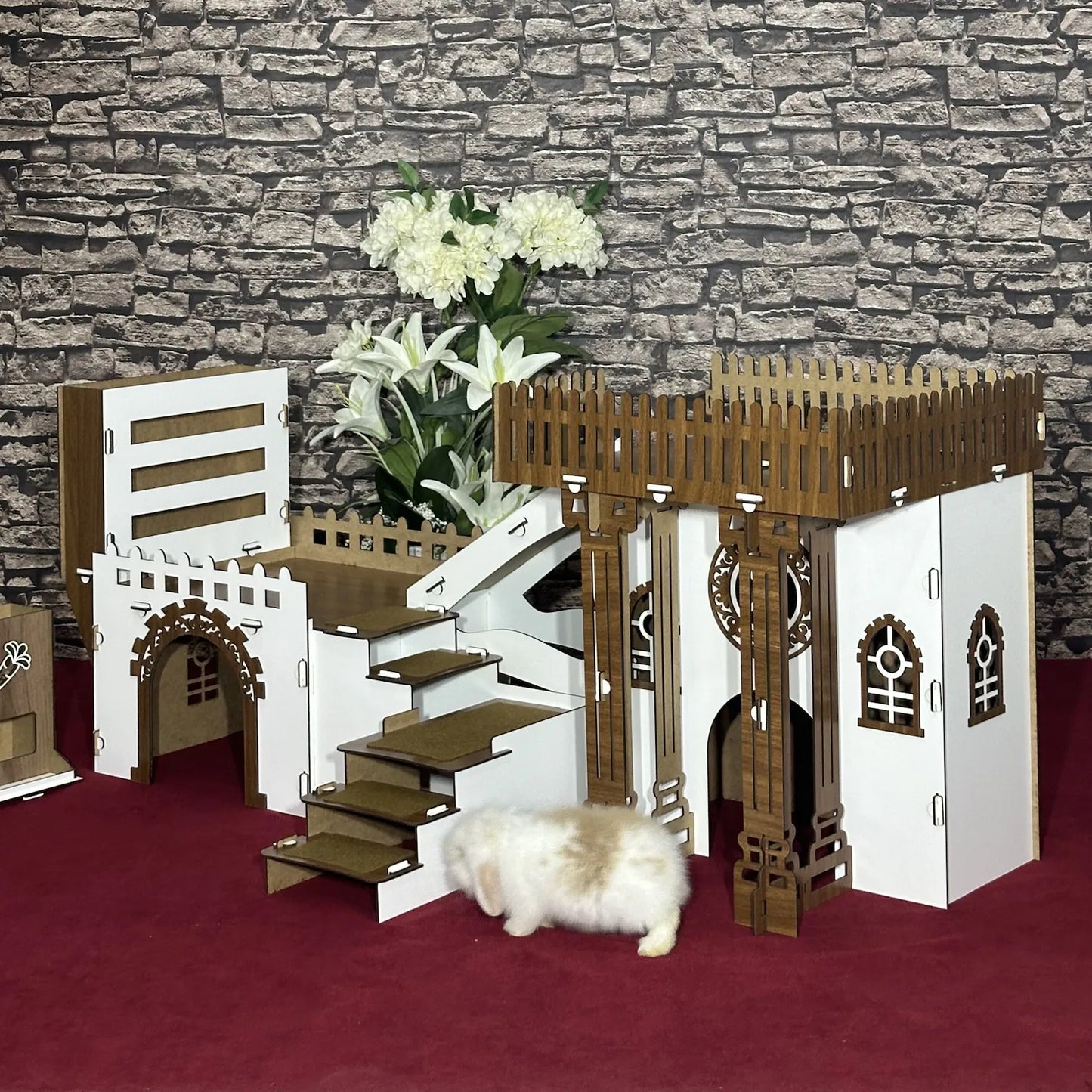 Bunny Villa with Feeder