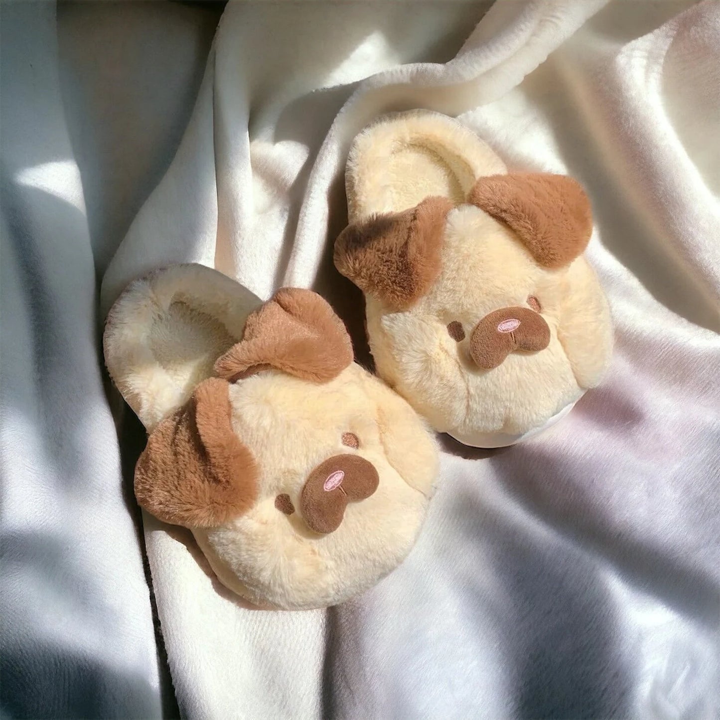 Pug Fluffy Slippers