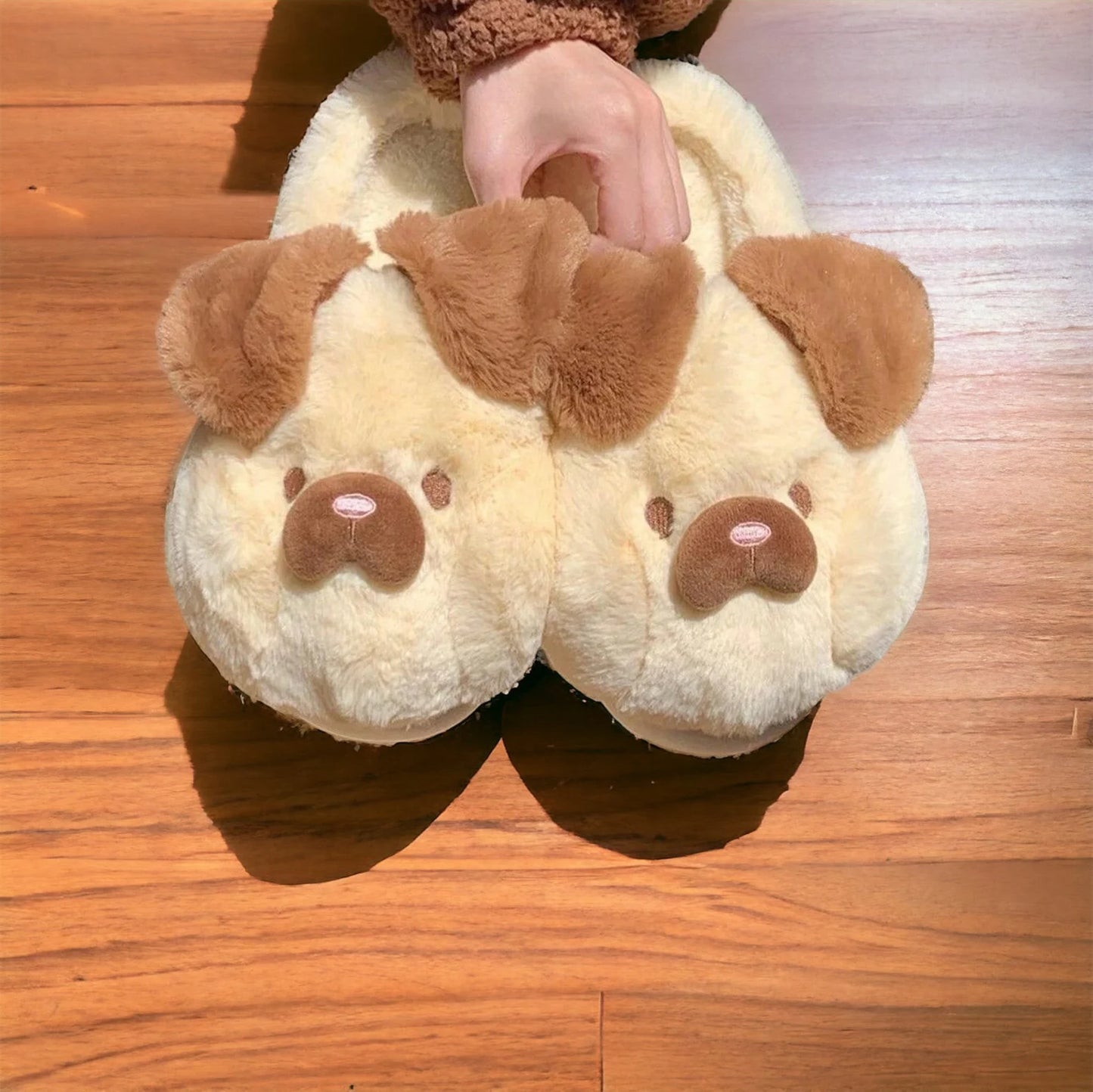 Pug Fluffy Slippers