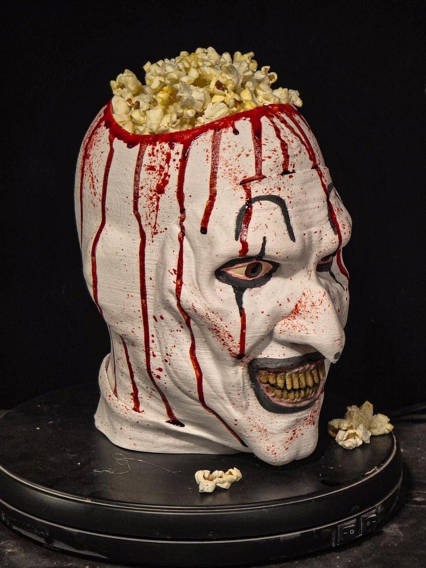 Terrifier  Art the Clown Exclusive Popcorn Bucket